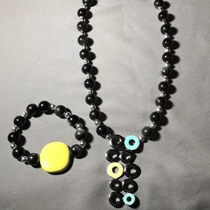 Handmade Unique and eclectic necklace &bracelet !